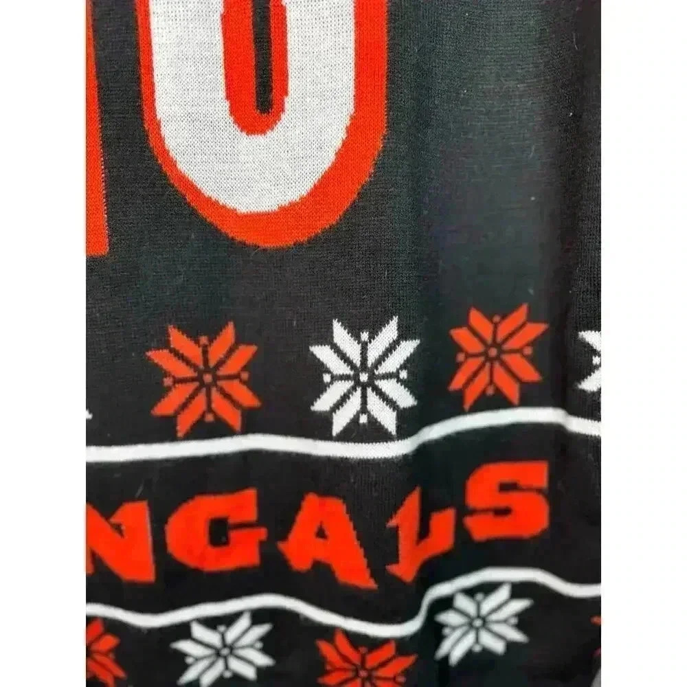 NFL Christmas Sweater 100% Acrylic Chase Brown - Picture 6 of 8